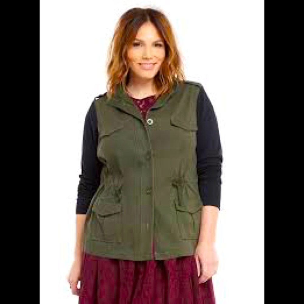 Torrid Twill & French Terry Utility Jacket